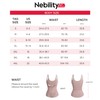 Nebility Women Waist Trainer Corset Zipper Vest Body Shaper Cincher