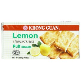 Khong Guan Lemon Puff, 7-Ounce (Pack of 8)