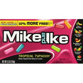 Mike and Ike Tropical Typhoon 5.5oz Box, 2 Boxes