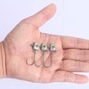 OJY&DOIIIY Swimbait Jig Heads with Chartreuse Fish Eye, 1/2oz Jigheads