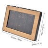 LCD Weather Forecast Station with RCC Receiving Function Wireless Thermometer