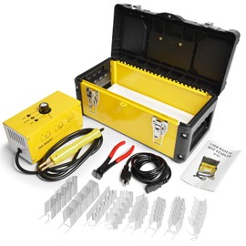 OIMERRY Plastic Welder Hot Stapler Kit with 800PCS Hot Staples, 110V Bumper Crack Repair Welding Machine Set