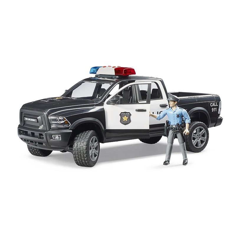 Bruder 02505 Ram 2500 Police Pickup with Police Officer