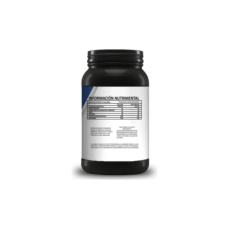 Creatina + Glutamina 1kg Proti Nova Suplemento 50serv Polvo
