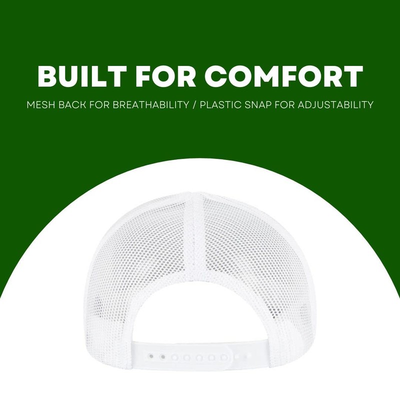 LINDO Trucker Hat - GO Outdoors (Silver/White)