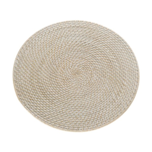 KOUBOO Laguna table placemat, 15", Whitewash