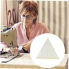 VILLFUL 2Pcs Acrylic Triangle Ruler for Quilting and Sewing Patchwork