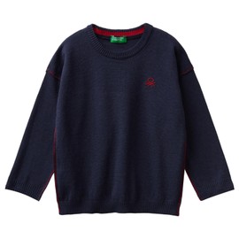 United Colors of Benetton Maglia G/C M/L 1041H1025 Sweater, Blu