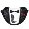 Golf Mid Half Mallet Putter Cover Magnetic Heel-Shaft Club Headcover