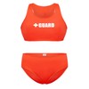 BLARIX Guard High-Waisted Swimsuit 2 Piece Medium Red