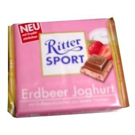 Ritter Sport Strawberry Yogurt Chocolate, 100g