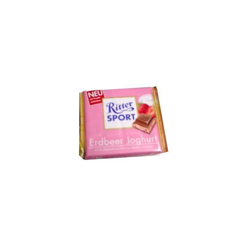 Ritter Sport Strawberry Yogurt Chocolate, 100g