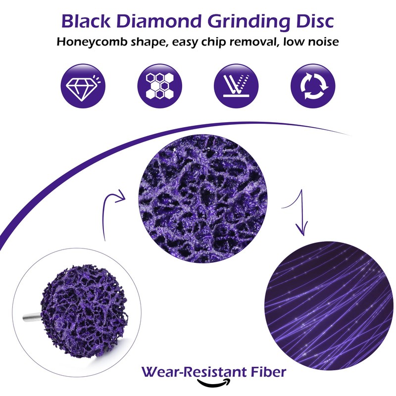 2 Inch Quick Strip Disc for Drill, 41PCS Die Grinder