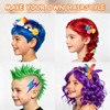 10PCS Temporary Hair Color Wax for Kids, Halloween Party, Washable