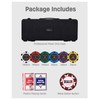 sharkplay 14g Clay Poker Chips Set for Texas Hold'em, 500