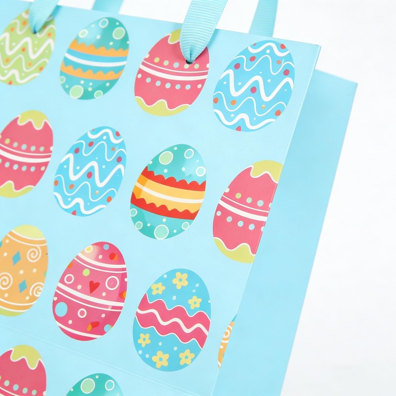 STPIYFZU 2 Pack 13" Large Easter Gift Bags with Handles,