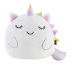 I-TOTAL ® - Decorative cushion for children/living room, fluffy fabric