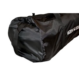 Backpack Locker - Rucksacküberzug für Flugzeug - Große Schultertasche - Hängeschloss gratis! (Schwarz, 55-75 Liter)