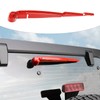 SQQP Cubierta decorativa para limpiaparabrisas trasero para Jeep Wrangler JK