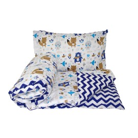 2 pcs PRAM Quilt Duvet and Pillow Set to fit Children pram Mini cot or Crib (2)