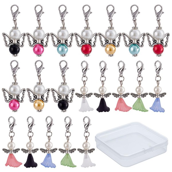 SUNNYCLUE 1 Box 40Pcs Stitch Markers Crochet Stitch Marker Party