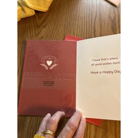 Unbranded Embellished 3D glittery & foil Valentine's Day Card  Sealed in cellophane