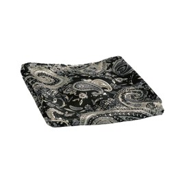 M&F Western 33"x33" Wild Rags Silk Paisley Scarf Bandana Black One Size