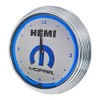 Hemi Logo Blue Light Up Neon Wall Clock 15-Inch for