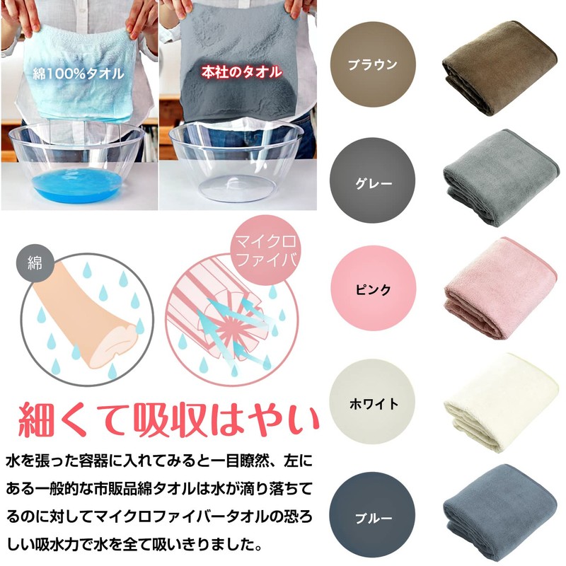 Etech Face Towels, Hotel Specifications, Breathable, Fast Absorption, Microfiber, Set