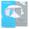 OMGear Kids Swim Goggles with Nose Cover Fabric Strap Dive