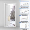 NABOWAN 30" Weighted Under Door Draft Stopper -Triangular Door Draft