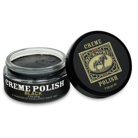 Bickmore Cream Shoe Polish - Black Leather Shoe Care, Nourishing Formula, Fills Scratches, High-Gloss Shine, Long-Lasting, Made in USA