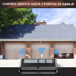Control para Portones Electricos, Mando a Distancia de la Puerta de Garaje, 2 Abridor de Puerta de Garaje Control Remoto, 100m Distancia de Controll, Compatible Liftmaster, Chamberlain Y Craftsman