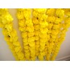 Estationeryhouse 5 feet long Marigold Garlands artificial flower, wedding, mehndi,