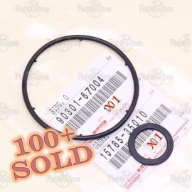 Toyota New Genuine OEM Toyota Engine Oil Cooler O-Rings Set 15785-35010 / 90301-67004