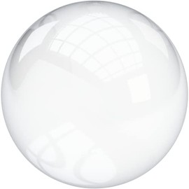 Solid Acrylic Sphere/Plexiglass Ball - Transparent/Clear - 1/2" Diameter (Pack of 25)
