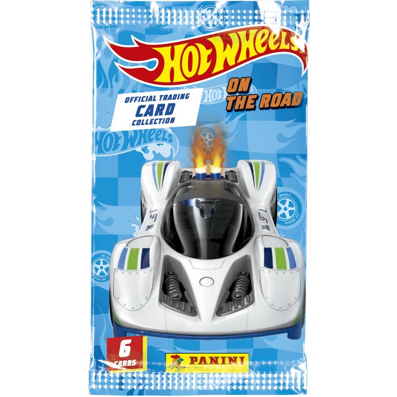 Panini Hot Wheels Trading Cards Box of 24 Sleeves +