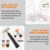 Pridefend Punch Set, Roll Pin Punch Set Made of Solid