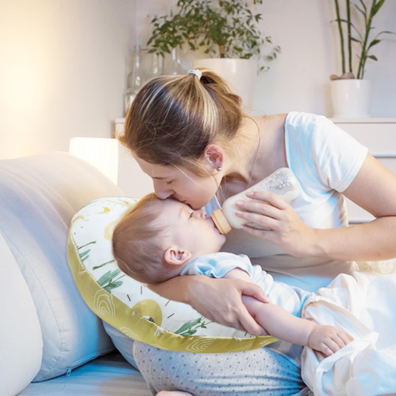 Gobiufy Nursing Pillow Cover,Infant Removable Breastfeeding Pillow Cover for Newborn,Ultra