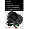 WLDOCA Bluetooth LED Hat RGB Programmable Scrolling Message Display Baseball