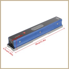 mitoharet 12 Inch Precision Level for Machinist Tool Accuracy 0.0002 In/10 In, Cast Iron Body with Wooden Case