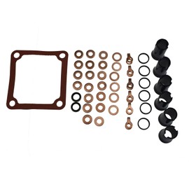 Hconcet Kit de juntas de sellado de cobre para inyector de combustible 3909886 compatible con Cummins Dodge Ram 5.9L 12V 6BT 6CT 4BT 1989-1998