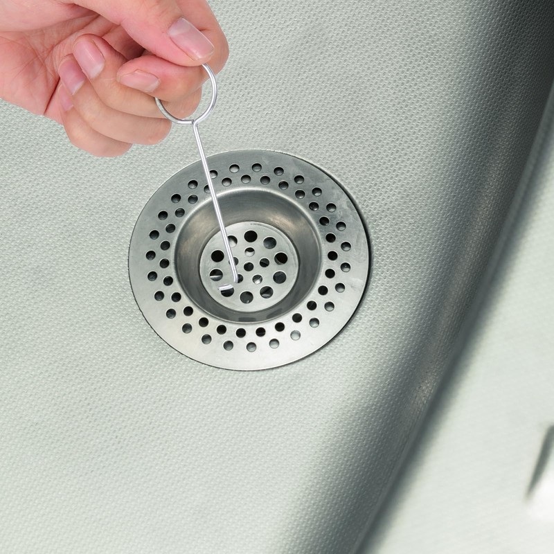 6 Pcs Drain Key Lifting Hooks Silver Drains Key Lifting