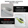 QZTYTY 8PCS Car Door Handle Protector Reflective Stickers, Universal 3D