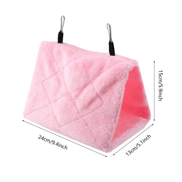 Peony Parrot Hammock Bird Nest Warm Soft Plush Hammock Hanging