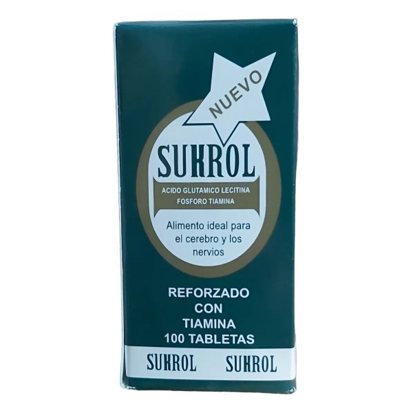 Sukrol Multivitaminico Para Cerebro Y Nervios 100 Tabletas