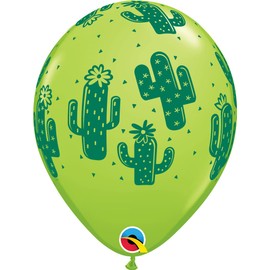 Qualatex Cactus Balloons, Assorted Colours 11-Inch