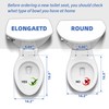Commercial Heavy Duty Open Front Toilet Seat Without Cover, Thickened