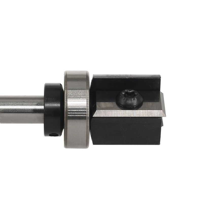 AKYLIN Reversible Plates, Flush Cutter, 8 mm Shank, 4-Sided Interchangeable