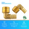 10PACK GUOFIS PEX Crimp Male Elbow Fitting,Pex 1/2"x3/4"MNPT(PEX1807103-10)